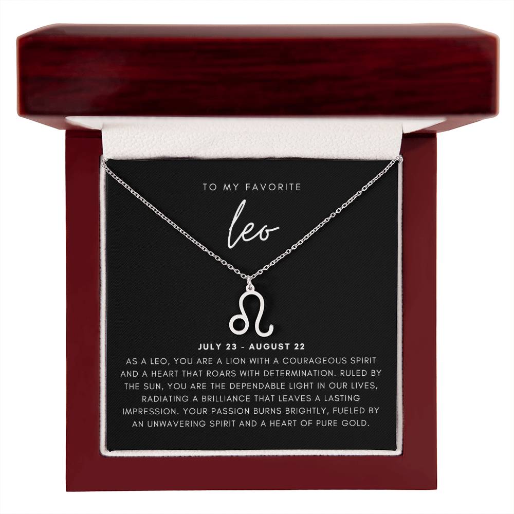 Leo - Zodiac Pendant