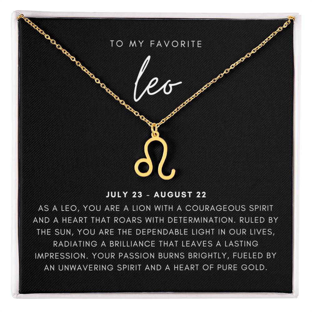 Leo - Zodiac Pendant