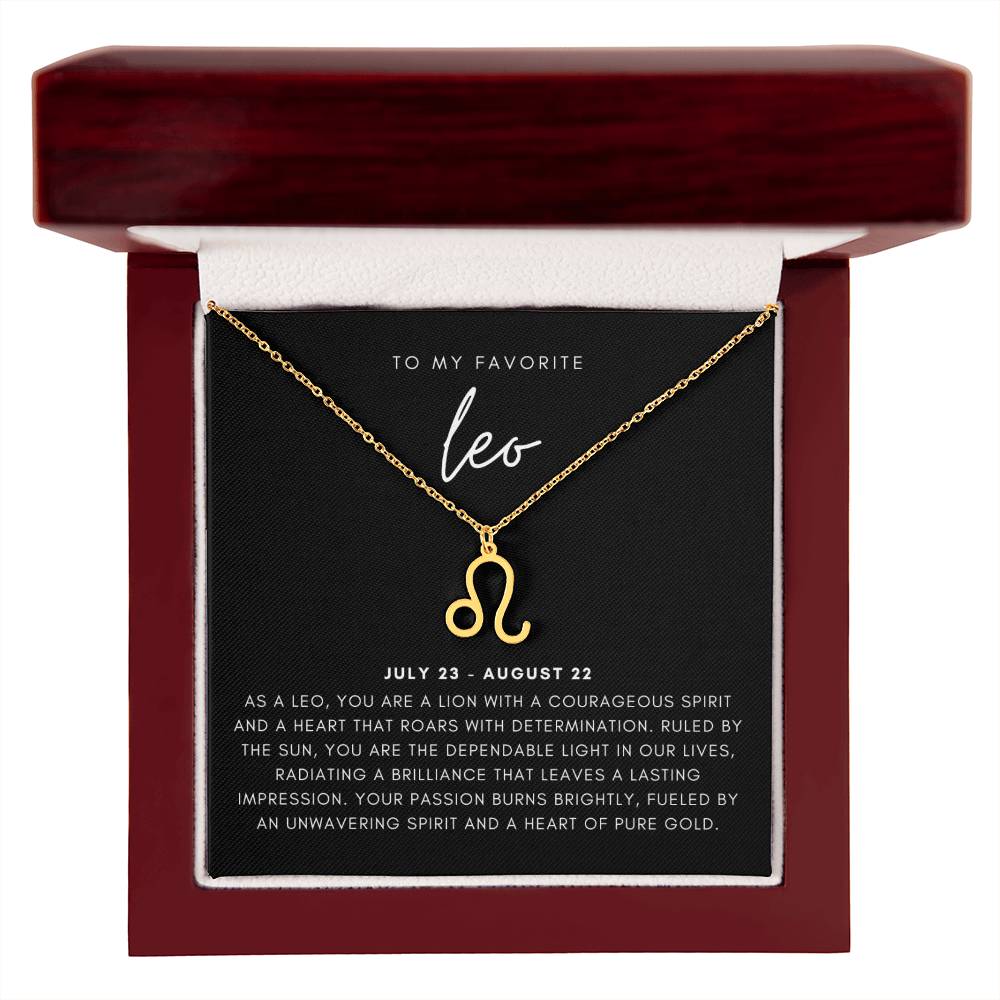 Leo - Zodiac Pendant
