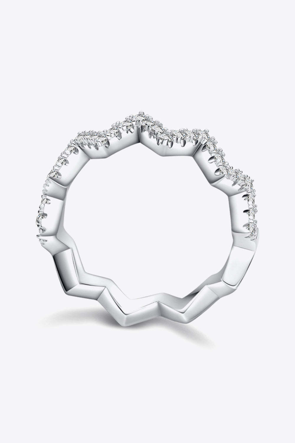 Ziggy Moissanite Ring