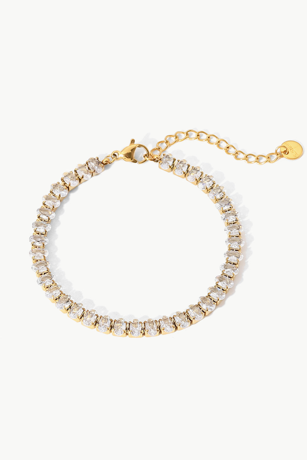 Sophia Zircon Tennis Bracelet - 18K Gold Plated