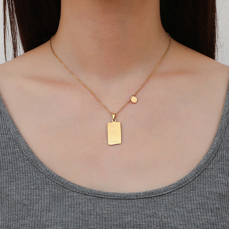Luna Zodiac Constellation Necklace