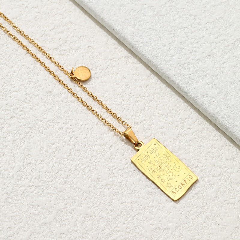 Luna Zodiac Constellation Necklace