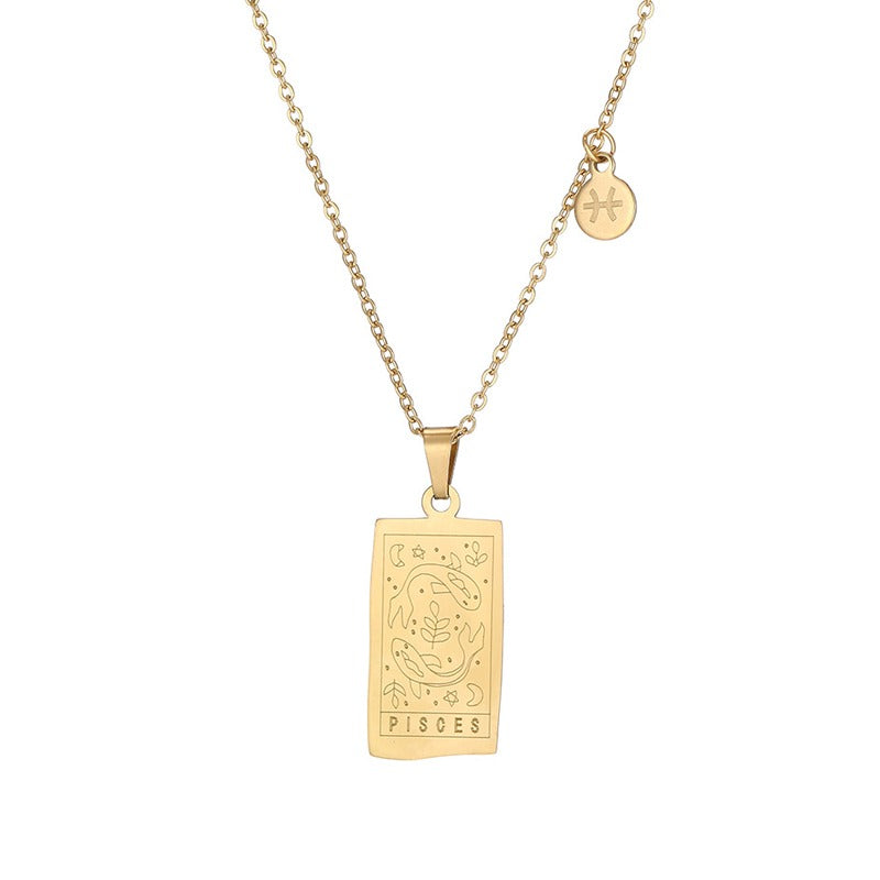 Luna Zodiac Constellation Necklace