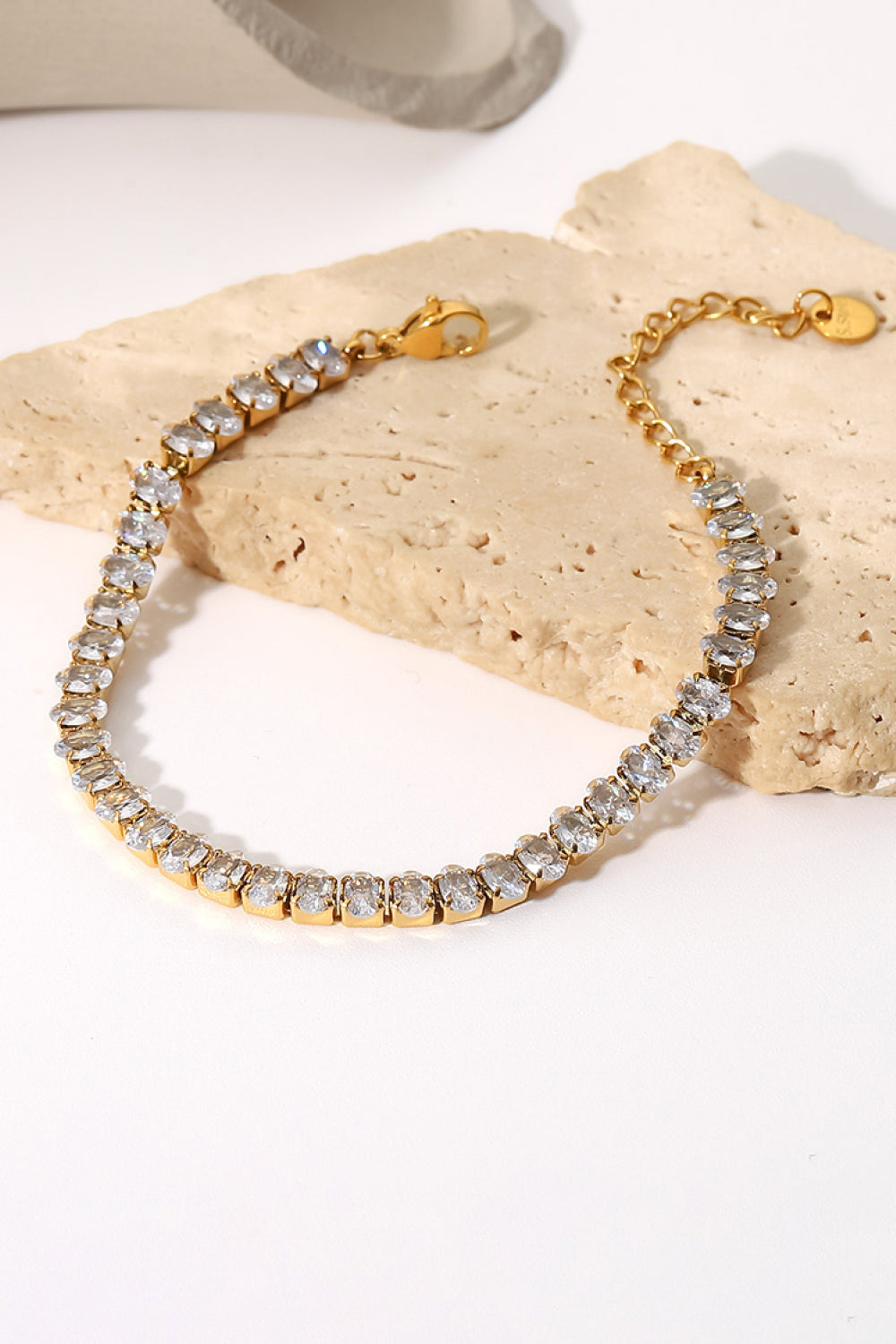 Sophia Zircon Tennis Bracelet - 18K Gold Plated
