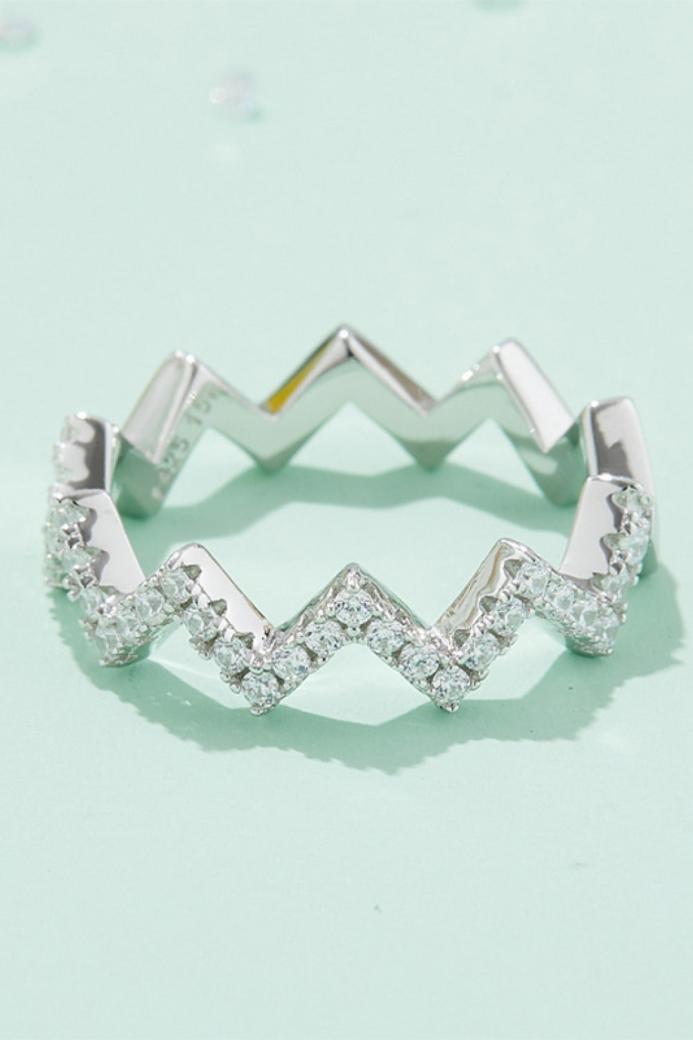 Ziggy Moissanite Ring