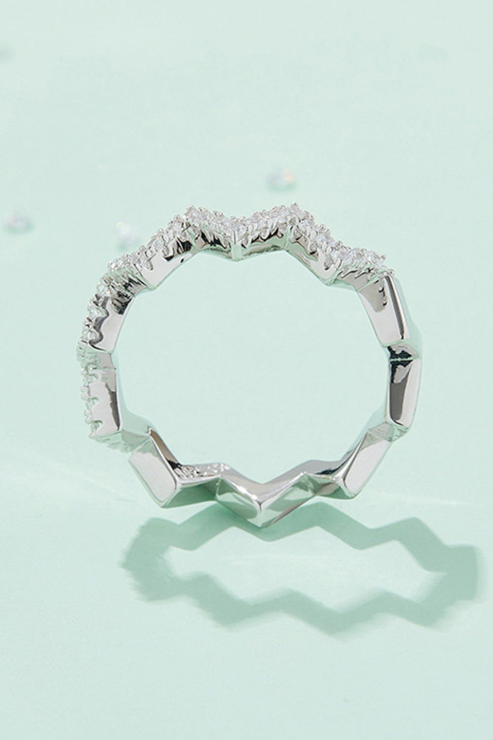 Ziggy Moissanite Ring