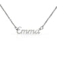 Classic Name Charm Necklace