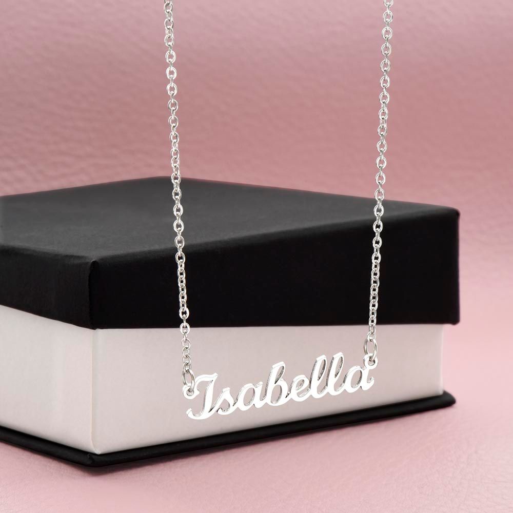 Classic Name Charm Necklace