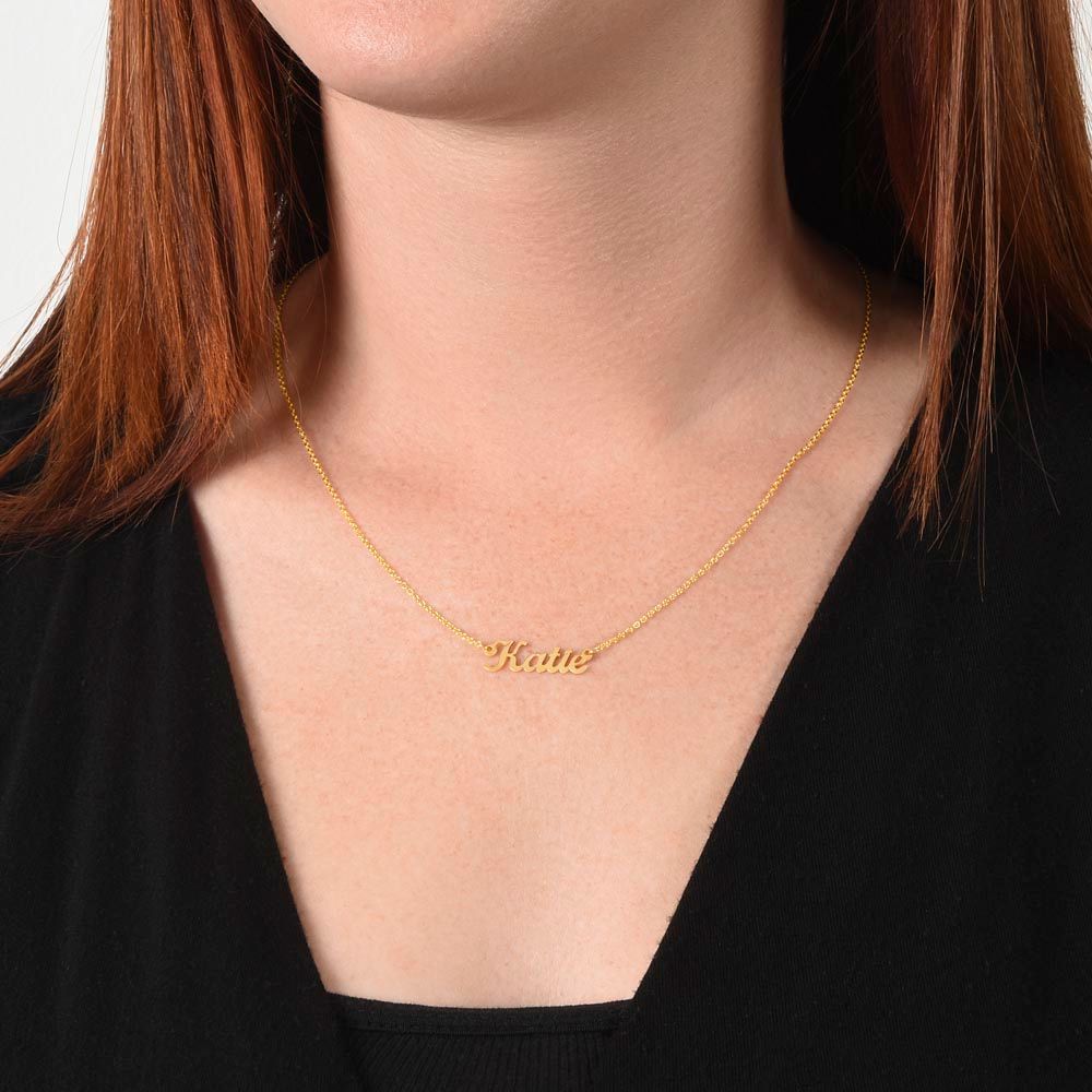 Classic Name Charm Necklace