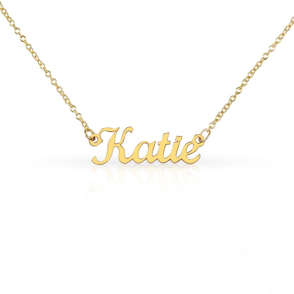 Classic Name Charm Necklace