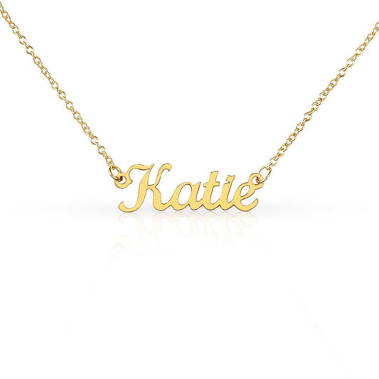Classic Name Charm Necklace