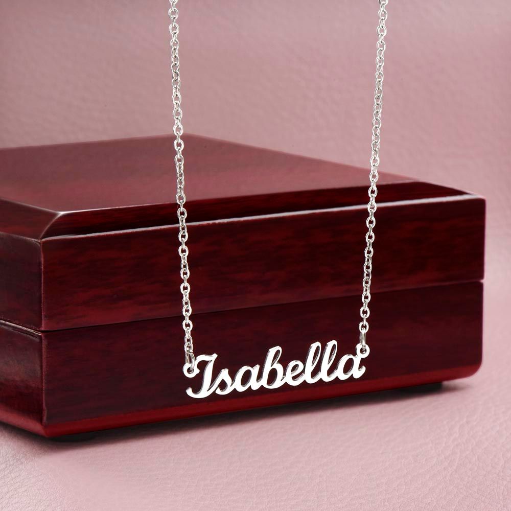 Classic Name Charm Necklace