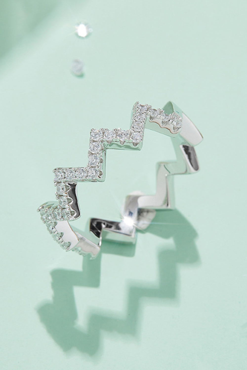 Ziggy Moissanite Ring