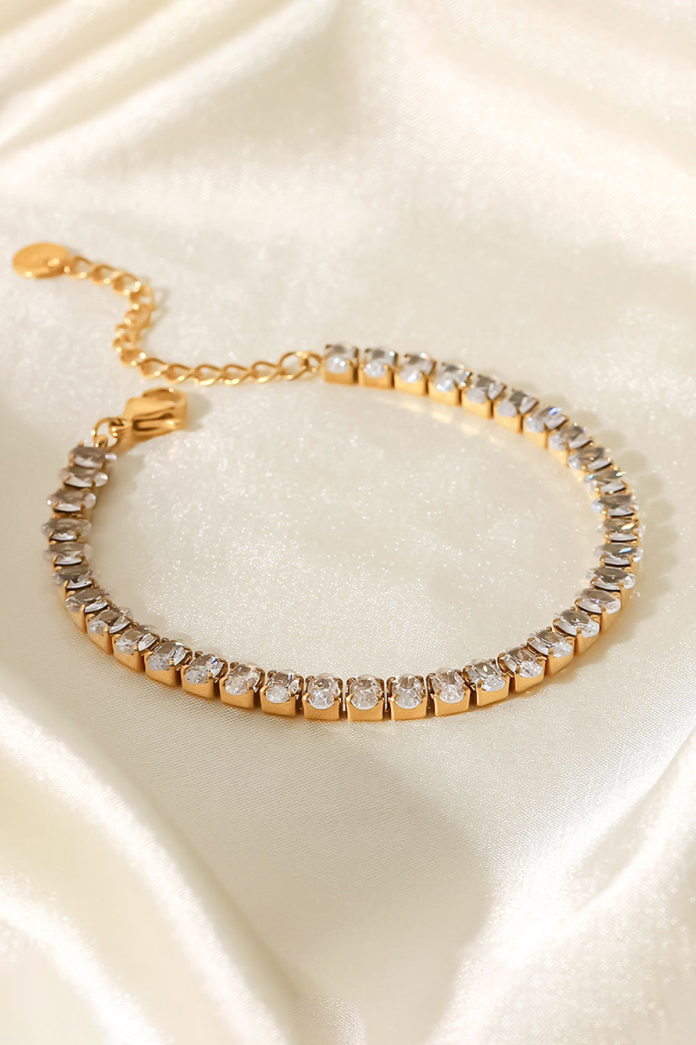 Sophia Zircon Tennis Bracelet - 18K Gold Plated