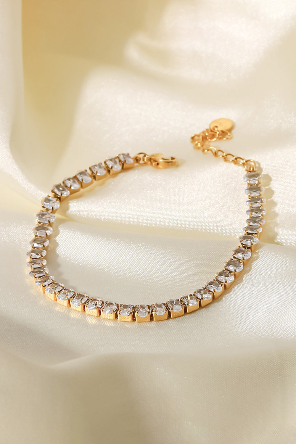 Sophia Zircon Tennis Bracelet - 18K Gold Plated