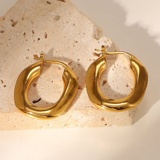 Lara Gold-Plated Hoop