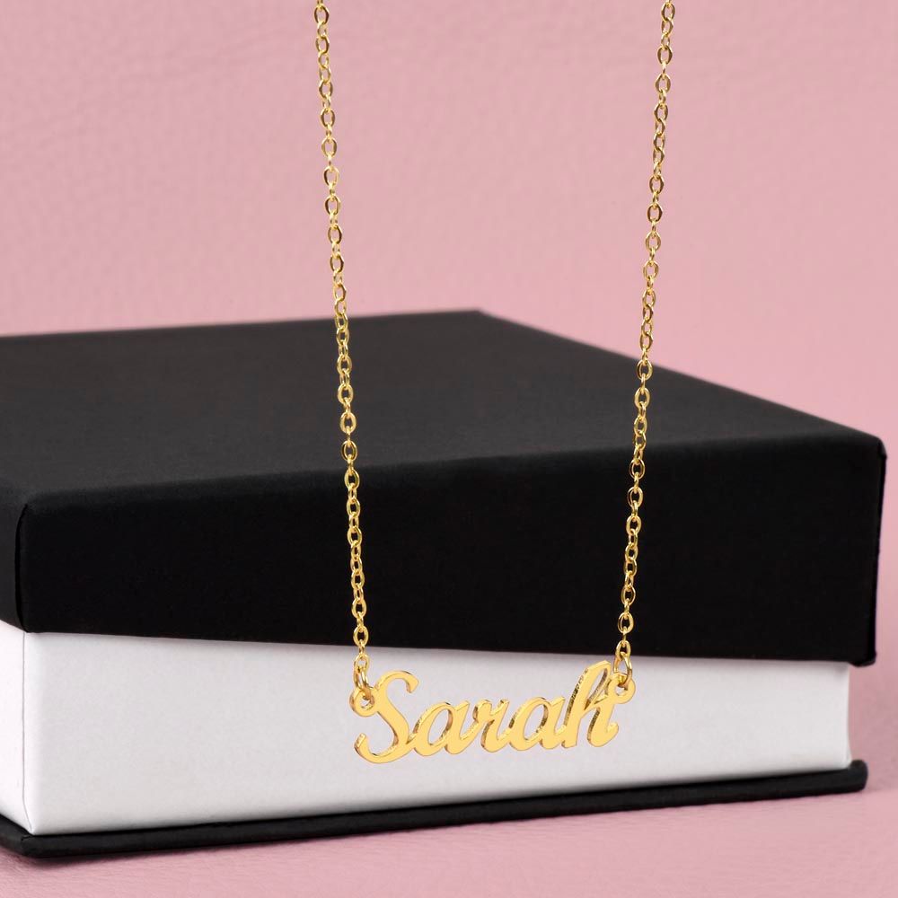 Classic Name Charm Necklace